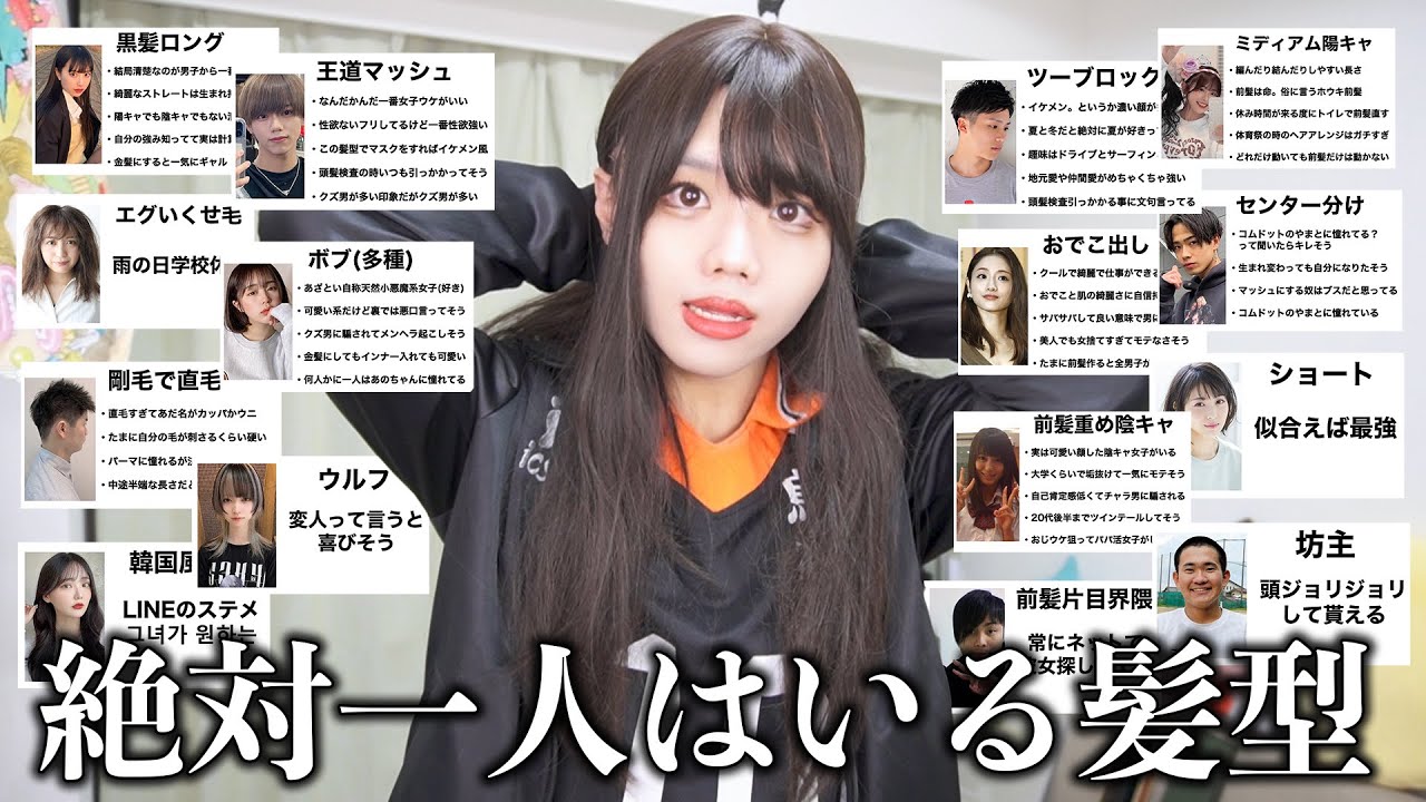 クラスに絶対一人はいる髪型の奴をド偏見で紹介したらおもしろすぎたww【プレゼン】