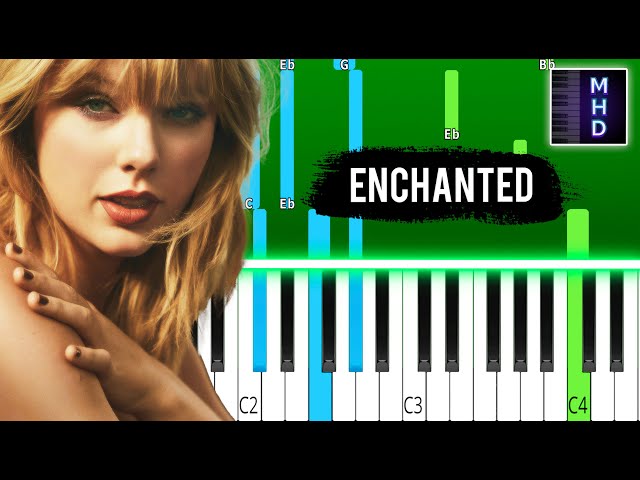Taylor Swift - Enchanted - Piano Tutorial class=