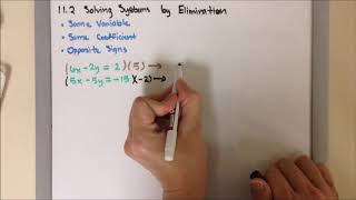 CP 11.2B Solving Systems by Elimination (Example 3)