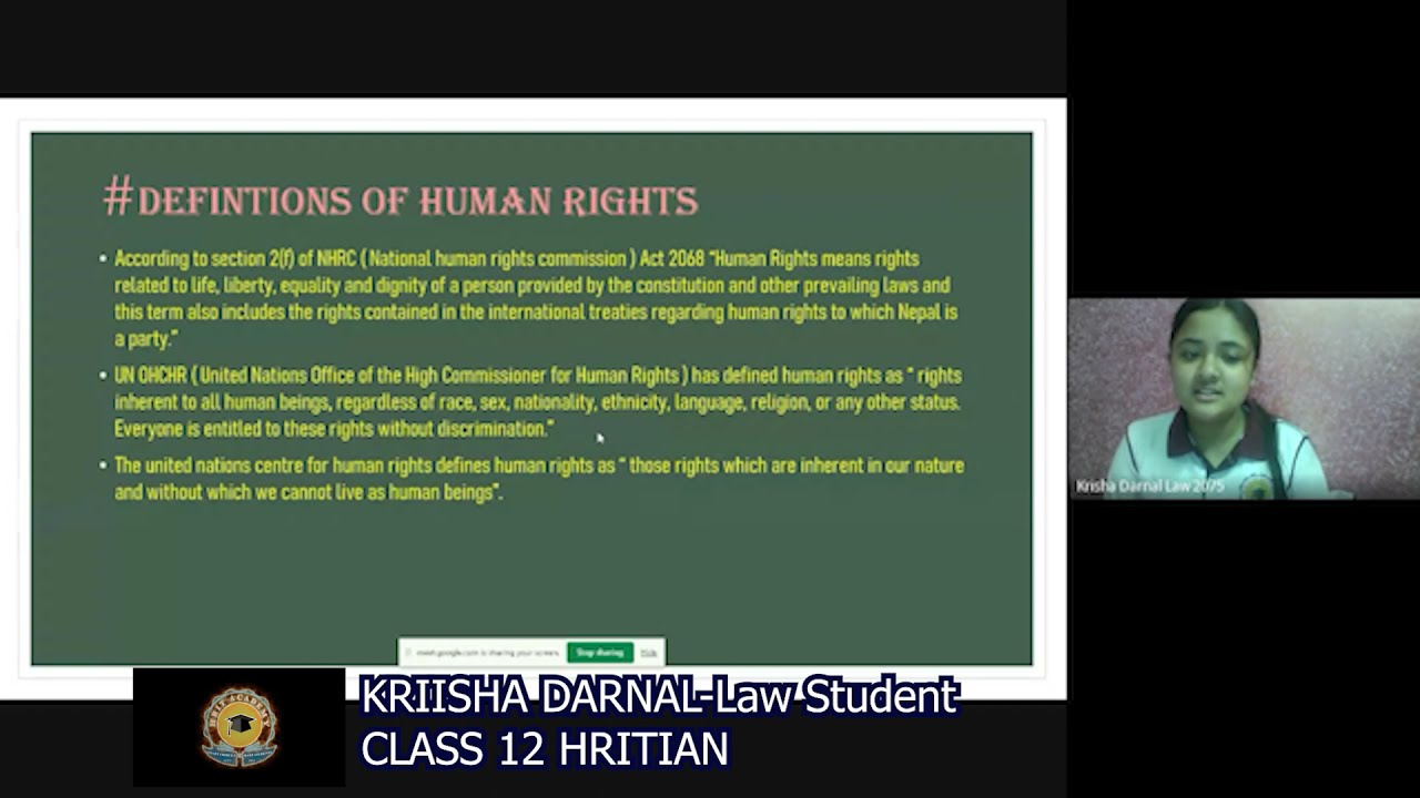 Definition Objectives Principles And Classification Of Human Rights