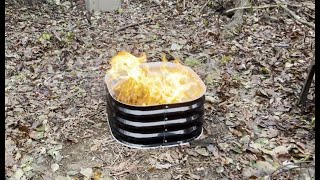 Fire Pit Ring - UNBOX, ASSEMBLY & QUICK DEMO