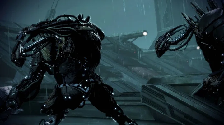 Mass Effect 3: Leviathan DLC: Garrus saves Shepard (Romance)