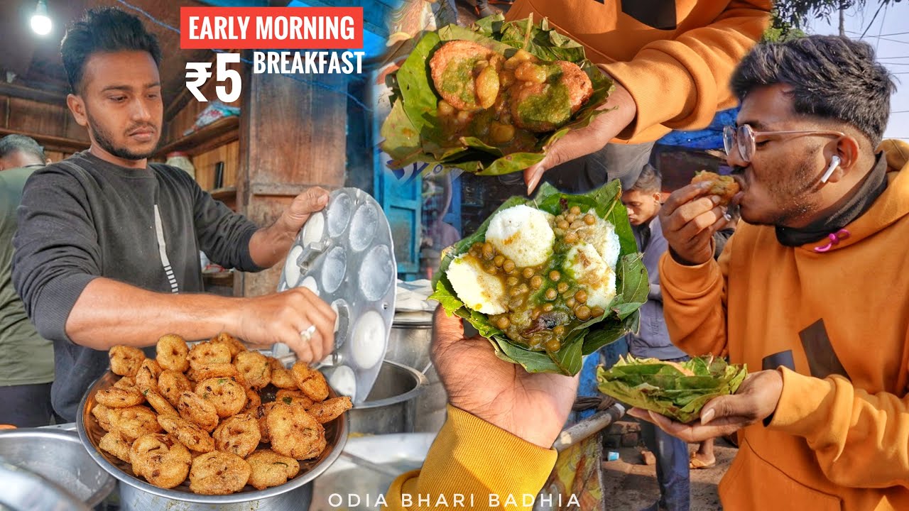 Two Educated Brother Selling Breakfast | ୬ ଜାଗାରେ ଚାକିରୀ ଛାଡ଼ିଲା ପରେ ଦୋକାନ କରୁଛି | Street Food India