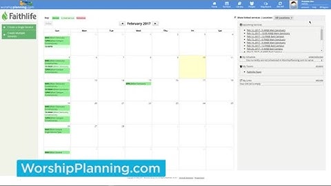 WorshipPlanning.com Integration - Proclaim Monday Minute