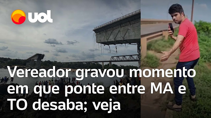 Vereador fazia denúncia sobre ponte no momento da queda: 'Livramento'