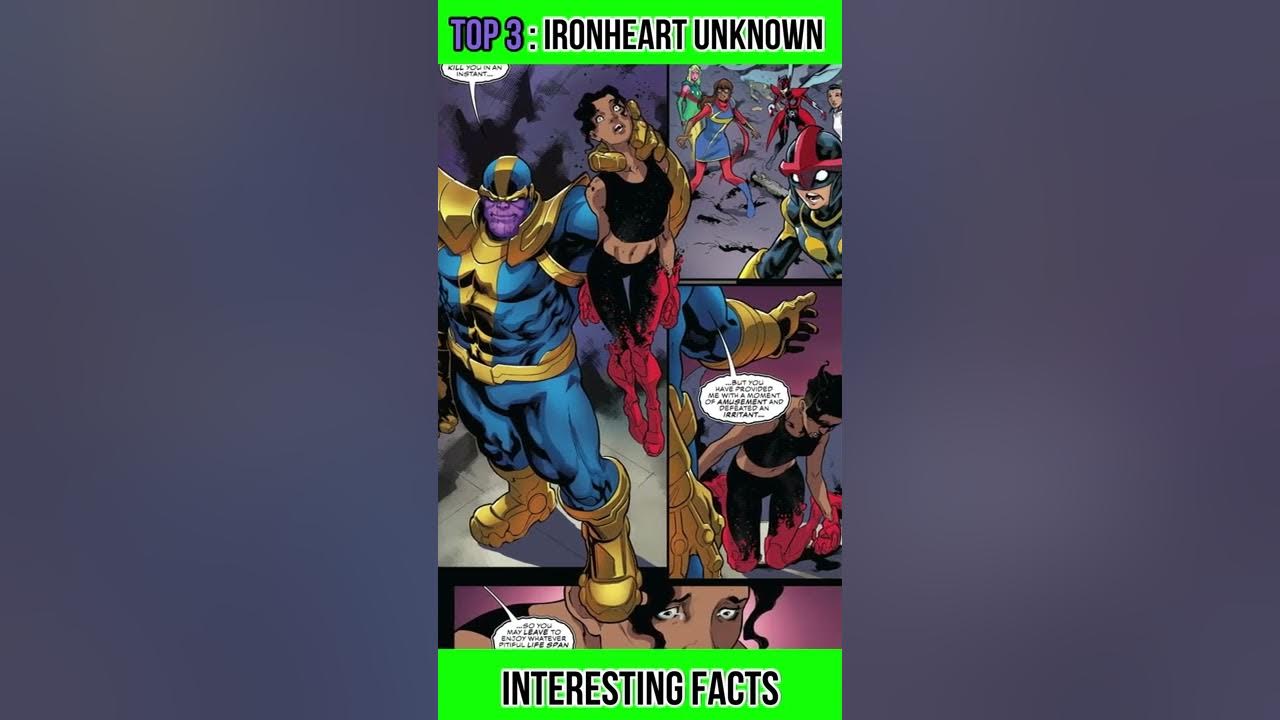 Ironheart vs Thanos😱 *Unknown Facts* Explained in Hindi/Urdu js