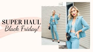 SUPER HAUL BLACK FRIDAY: H&amp;M, ASOS, FOREVER 21, SHEIN, AMAZON, LEVI&#39;S, ANA LUISA