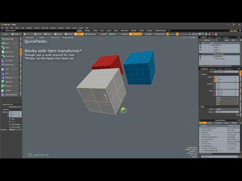 Modo Scripts: QuickPaste & Nailgun