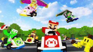 Mario Kart Minecraft Deluxe! FULL ANIMATION - YouTube