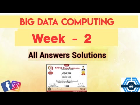 Big Data Computing | Week 2 Answers 2023 | NPTEL ||