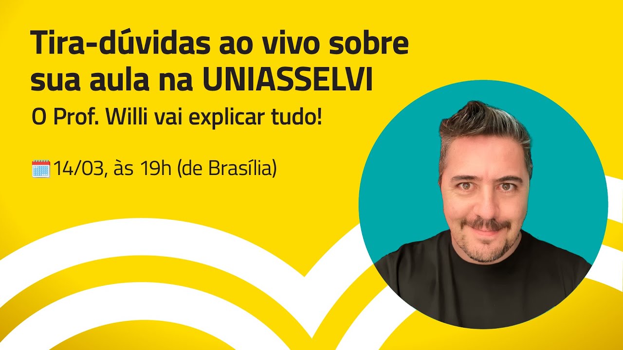 Tire dúvidas sobre sua aula UNIASSELVI com Prof Willi