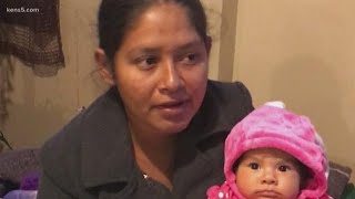 Migrant families crowd at border to await their fate in US