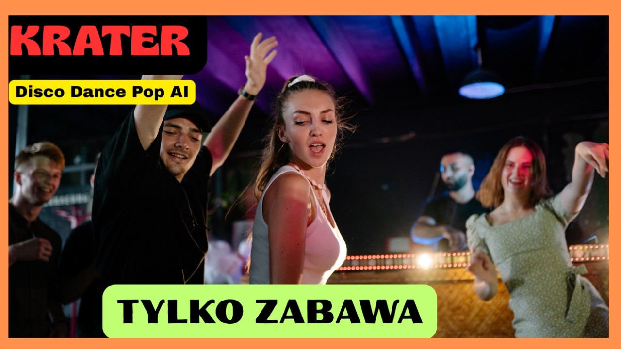 Krater Tylko zabawa (Official Video) Disco Dance Pop AI