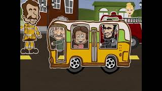 Puppet pals 2 show. Bus driver ( with words )