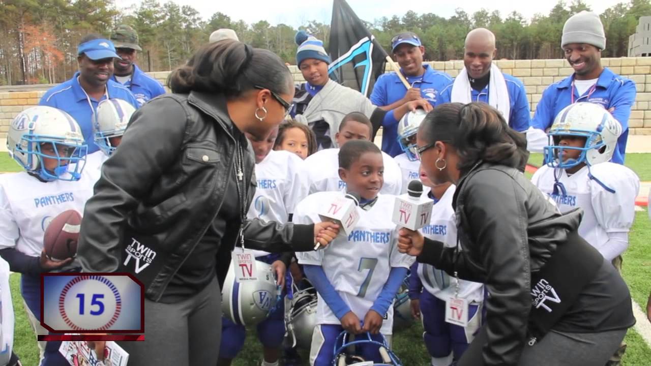 TwinSportsTV: QB38 WELCOME ALL PANTHERS BLUE 6U
