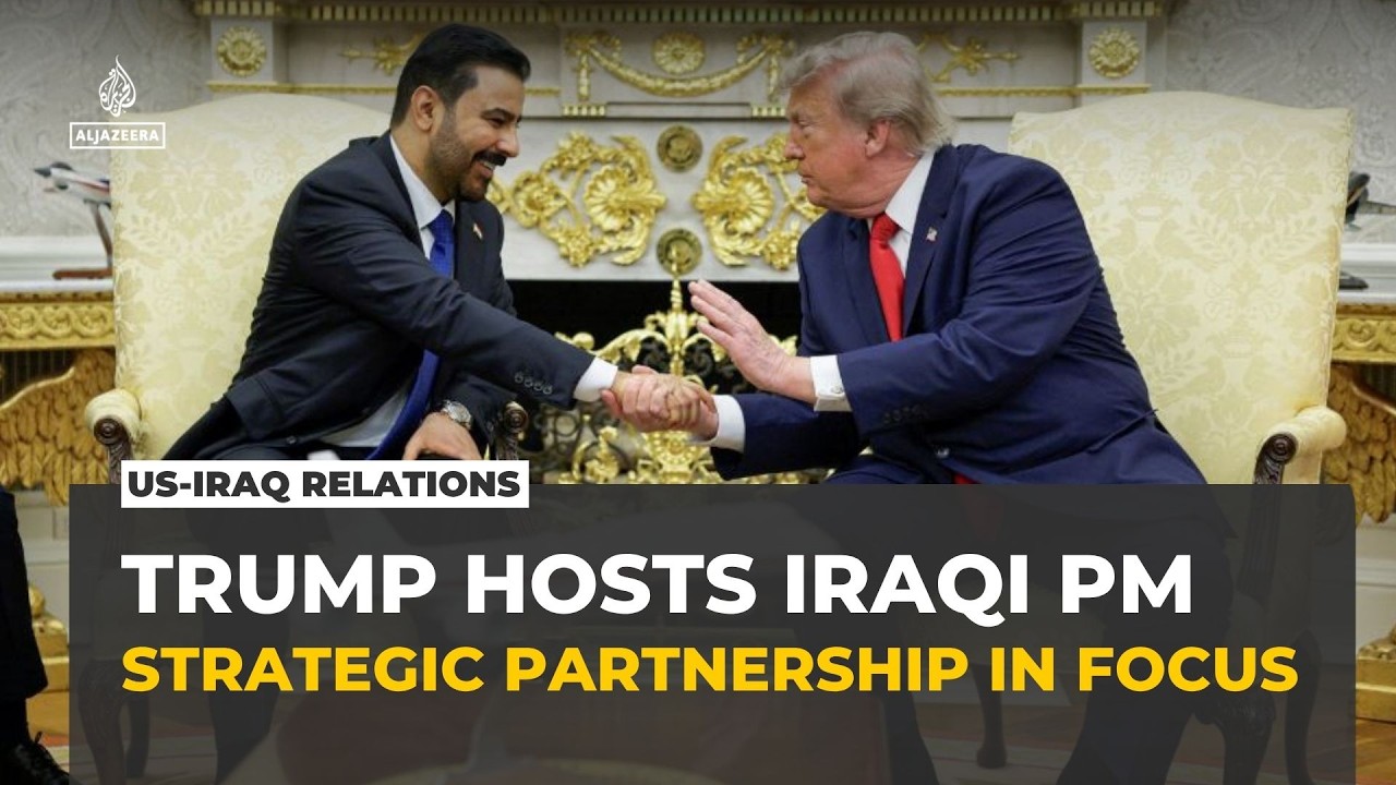 Trump and Iraqi PM al-Zaidi discuss energy, militias and Iran tensions at White House