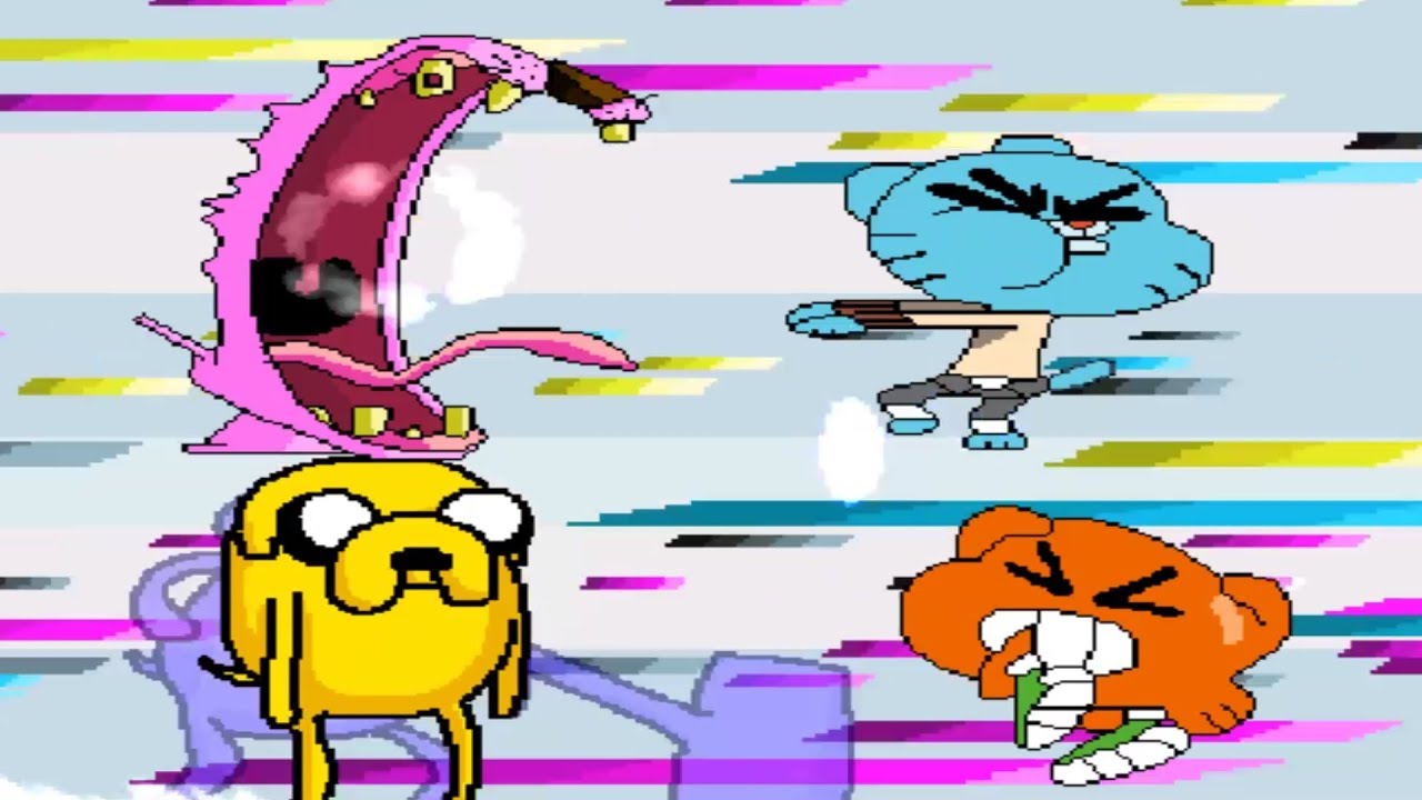 TEAM COURAGE & JAKE VERSUS TEAM GUMBALL & DARWIN | BEST OF 3 | FUNNY GAMING