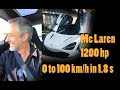 A customer took me for a ride in a McLaren!