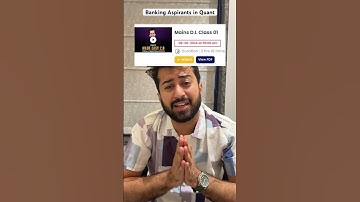 7 stages of Quant for Banking Ft Aashish Arora Sir