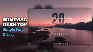 How to Make Your Desktop Look Cool and Awesome Customize Windows 10 Rainmeter Skins #21