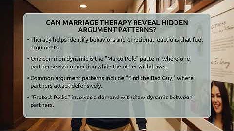 Can Marriage Therapy Reveal Hidden Argument Patterns? - Marriage Counseling Network