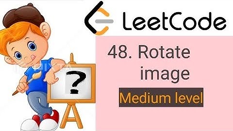 Leetcode||48 || rotate image/JAVA language/medium level