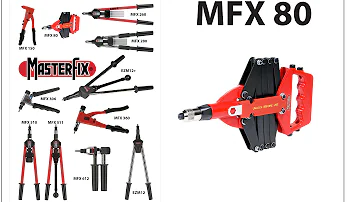 Masterfix MFX80 setting a rivet