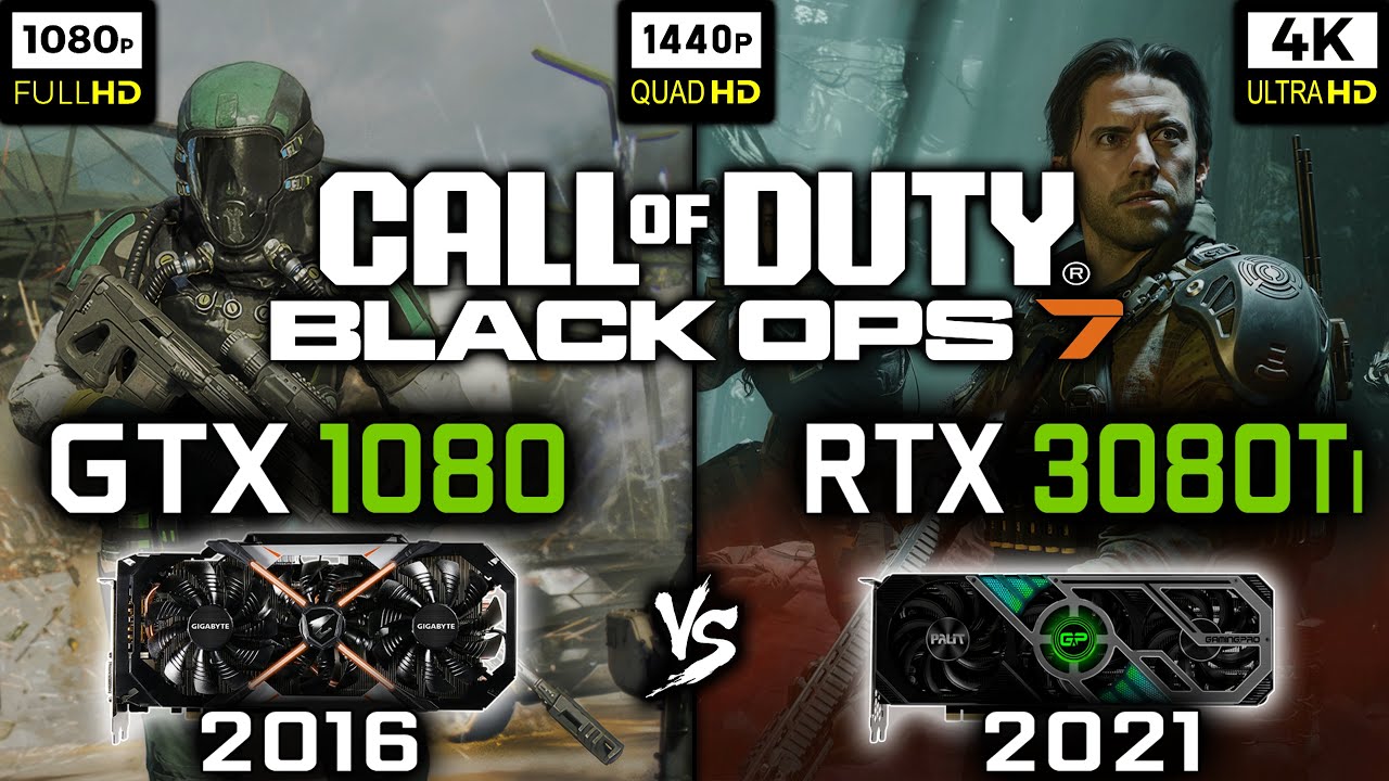 GTX 1080 vs RTX 3080 Ti in Call of Duty: Black Ops 7 | 1080p, 1440p, 4K