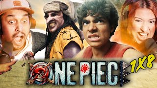 ONE PIECE EPISODE 8 REACTION - WE WILL MISS THIS! - First Time Watching Netflix Live Action 1x8