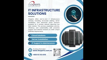 IT infrastructure solutions. #itexperts #solution
