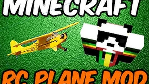 Minecraft Mod Showcase ~ RC Plane Mod! ~ (Fly a Airplane and a Helicopter! Awesome Mod)