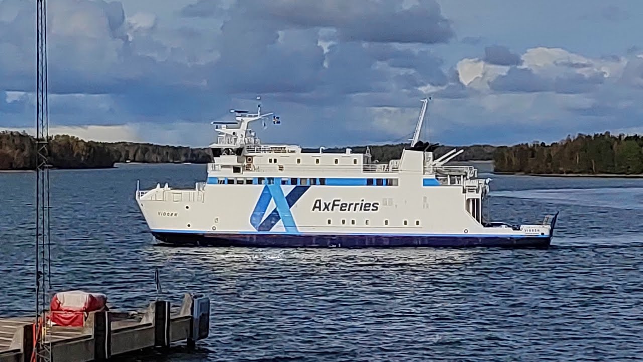 M/S Viggen arriving Långnäs 17 October 2025
