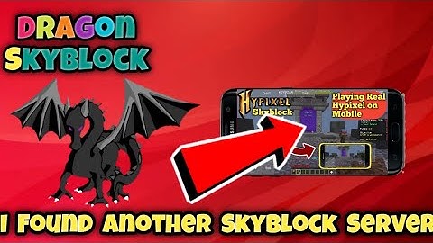Hypixel like Skyblock Server for 1.18 | DragonMC hypixel like server on minecraft pe |