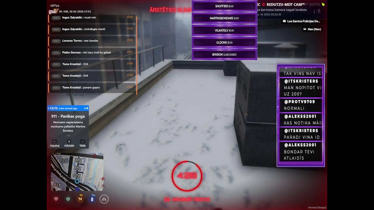 spelejam fivem serveris ir lv:rp un ka lspd