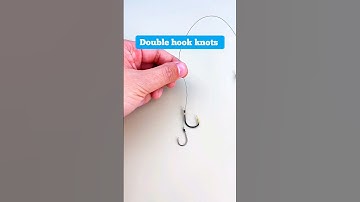 How to tie two hooks together (100%work) #fishing #hook#knots #shortsfeed #ytshorts #shorts