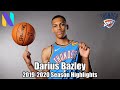 Darius Bazley OKC Thunder 2019-20 Season Highlights | Rookie Year!!