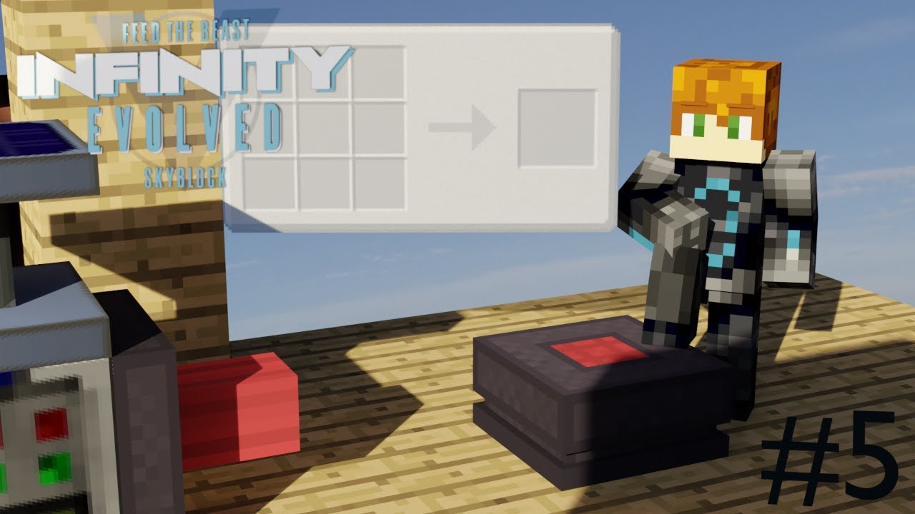 #5.5 "Infofolge 2" - FTB Infinity Evolved Skyblock Expert Mode - YouTube