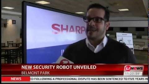 FiOS1 News: Security Robot Unveiled - Sharp INTELLOS™ A-UGV
