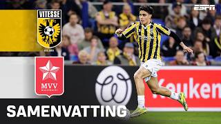 Vitesse Zet 𝘼𝙇𝙇𝙀𝙎 𝙊𝙋 𝘼𝙇𝙇𝙀𝙎 Voor Felbegeerde Play-Offs Samenvatting Vitesse - Mvv Maastricht
