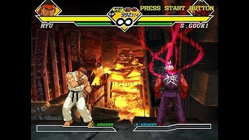 Capcom vs. SNK 2: Mark of the Millennium 2001: Ryu Vs Shin Akuma (Boss)