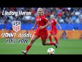 Lindsey Horan Career USWNT Assists (2013-2019)