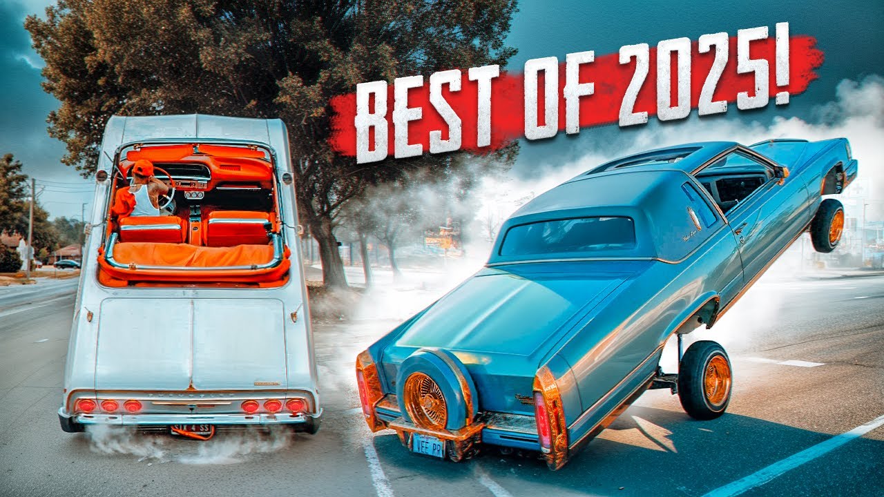 Лучший лоурайдинг 2025 года! Безумные прыжки и уличная езда!