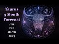 ♉️Taurus ~ Beautiful Beginnings &amp; New Year Blessings! ~ 3 Month Tarot Forecast