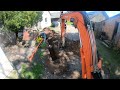 Installing new septic tank. (Nuotekų valymo įrenginio motavimas.)