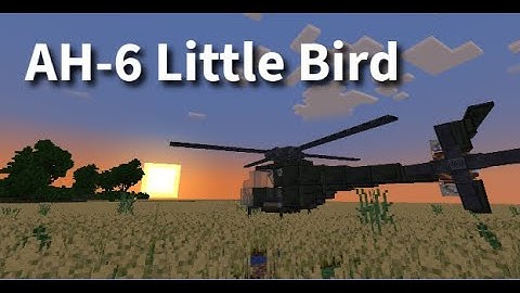 AH-6 Little Bird: Minecraft Create Clockwork