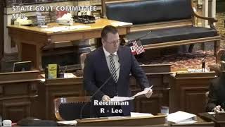 SF 8 (Daylight Savings Time) Iowa Senate State Government Committee