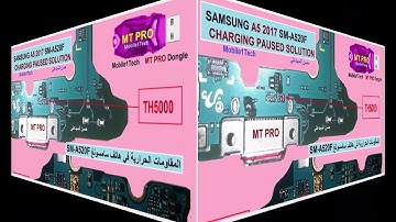 Samsung Galaxy A5 A520 2017 Charging Paused Solution Jumpers Smartphone Repairing