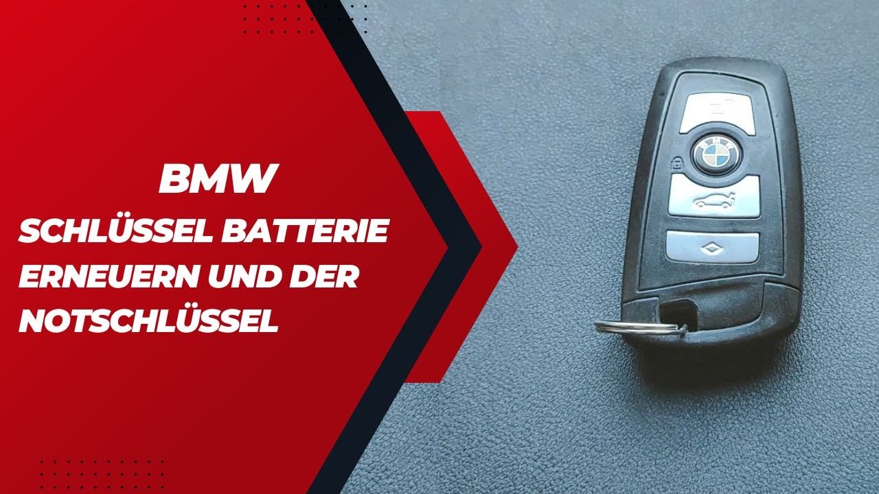 Bmw E91 Schlussel Batterie Wechseln