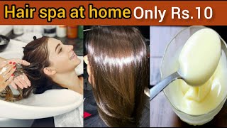 Hair spa at home only rs.10 | parlour jaise hair spa ghar par wo bhi sirf 10 rupees me