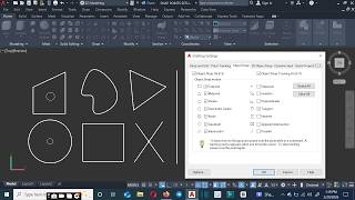 How to Set Up Snap Points (OSNAP) in AutoCAD: #OSNAP